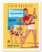 Elvis Presley in Blaues (Blue) Hawaii - Movie Poster - Giclée Art Prints & Posters