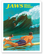 Jaws - Peahi, Maui, Hawaii - Big Wave Surfing - Giclée Art Prints & Posters