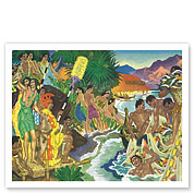 Festival Of The Sea, Traditional Hawaiian Celebration - Fine Art Prints & Posters
