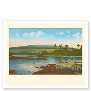 Coconut Island - Moku Ola (Island of Life) - Hilo Bay, Big Island, Hawaii - c. 1924 - Fine Art Prints & Posters