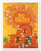 Los Angeles, California - Swallows Return to San Juan Capistrano Mission - c. 1960's - Fine Art Prints & Posters