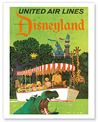 United Airlines Disneyland, Anaheim, California - Fine Art Prints & Posters