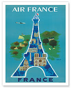 Aviation, Eiffel Tower - Fine Art Prints & Posters