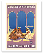 Hamburg Amerika Linie, Croisieres en Mediterranee - Fine Art Prints & Posters