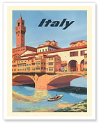 Italy - Florence Firenze - c. 1950's - Fine Art Prints & Posters