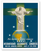 Pan American Airways Rio de Janeiro, Brazil, Christ on the Cross - Fine Art Prints & Posters