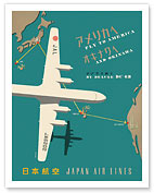 Japan Airlines: Fly to America - Fine Art Prints & Posters