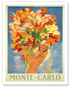 Monte-Carlo Flower Girl, France - Fine Art Prints & Posters