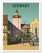 Germany - c. 1950's - Fine Art Prints & Posters