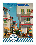KLM Royal Dutch Airlines: The Caribbean - Fine Art Prints & Posters