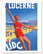 Lido, Lake Lucerne, Switzerland - Fine Art Prints & Posters