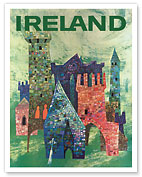 Ireland - Irish Colorful Castles - c. 1960 - Fine Art Prints & Posters