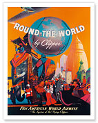 Pan American: Round the World by Clipper - Fine Art Prints & Posters