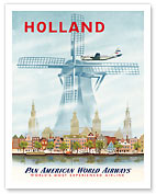 Pan American: Holland Windmill - Giclée Art Prints & Posters