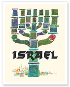 Israel - Menorah - c. 1960 - Fine Art Prints & Posters