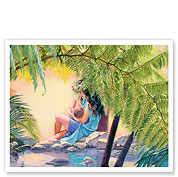 Hawaiian Mother and Child (Ka Makuahine Hawai‘i A Me Ke Keiki) - Fine Art Prints & Posters