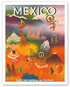 Direccion General de Turismo: Mexico - Fine Art Prints & Posters