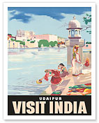 Lake Udaipur: Visit India - Fine Art Prints & Posters