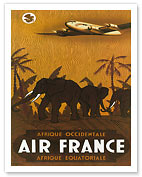 Aviation: Afrique Occidentale Afrique Equatoriale - French West & Equatorial Africa - Fine Art Prints & Posters