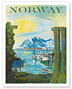 Norway: Fishing Village - Giclée Art Prints & Posters