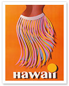 Pan American Airways, Hawaii Hula Skirt - Giclée Art Prints & Posters