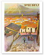 Cusco, Peru - Peruvian View - Giclée Art Prints & Posters