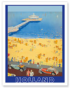Holland Beach, Scheveningen Pier - Fine Art Prints & Posters