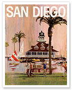 San Diego, California - Bluewater Boathouse, Coronado - c. 1970 - Fine Art Prints & Posters