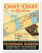 Pennsylvania Railroad: Coast to Coast in 48 Hours - Fine Art Prints & Posters