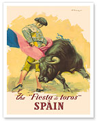 Spain - Festival of the Bulls - c. 1950's - Fine Art Prints & Posters