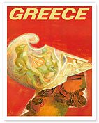 Greece - Greek Warrior - c. 1960's - Fine Art Prints & Posters