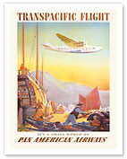 Pan American Airways Transpacific Flight - Fine Art Prints & Posters