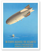 Deutsche Zeppelin Reederei - German Airship - Giclée Art Prints & Posters