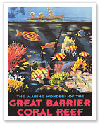 Great Barrier Coral Reef - Giclée Art Prints & Posters