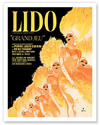 Lido - Grand Jeu - Cabaret Revue on Champs-Elysees, Paris - Fine Art Prints & Posters