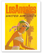 Los Angeles United Airlines - Fine Art Prints & Posters