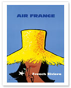 Aviation French Riviera - Yellow Hat - Fine Art Prints & Posters