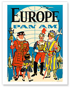 Europe Pan Am, Beefeater Guards - Fine Art Prints & Posters