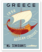 Greece - Aegean Cruises - by M/V Semiramis - Greek islands, including Skiathos, Delos, Skyros, Milos and Mykonos - Fine Art Prints & Posters