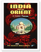 Pan American India and the Orient - Taj Mahal - Fine Art Prints & Posters