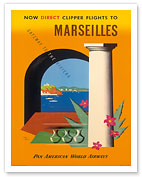 Pan American Marseilles - Gateway to the Riviera - Fine Art Prints & Posters