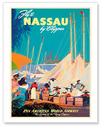 Pan American Nassau Bahamas by Clipper - Fine Art Prints & Posters