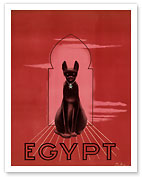 Egypt Black Cat - Fine Art Prints & Posters