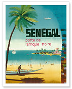 Senegal, Africa - Porte de L'Afrique Noire (Gateway to Sub-Saharan Africa) - Ngor Beach, Dakar - Giclée Art Prints & Posters