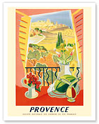 Provence, France - Société Nationale des Chemins de fer Français (National Society of French Railways) - Fine Art Prints & Posters