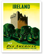 Pan Am Ireland Castle - Giclée Art Prints & Posters