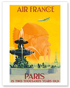 Aviation - Paris Is Two Thousand Years Old, Gallic Tribesman / Warrior - Fine Art Prints & Posters