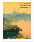 Istambul Messageries Maritimes - Giclée Art Prints & Posters