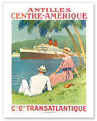 Antilles Centre Amerique - Central America Cruise Ship - Fine Art Prints & Posters
