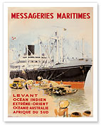 Messageries Maritime - Fine Art Prints & Posters